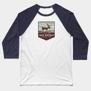 Isle Royale National Park moose Baseball T-Shirt